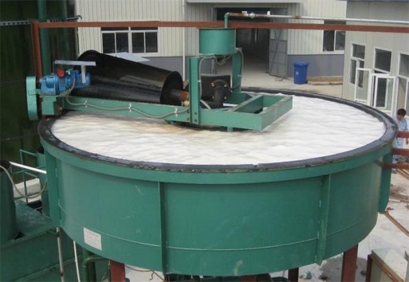 氣浮機(jī)現(xiàn)場